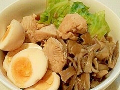 鶏ムネ肉のラーメンスープ煮